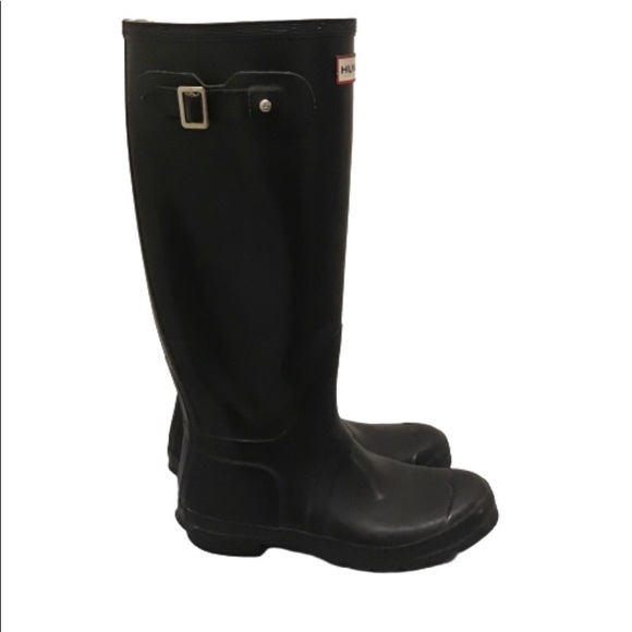 Hunter Shoes - Hunter boots original matte black tall, size 8